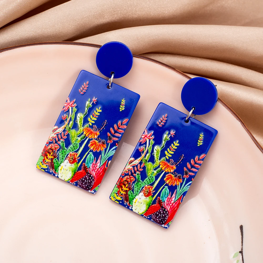 Ethnic Fashion Trends 2026 - New Cactus Leaf Flower Relievo Print