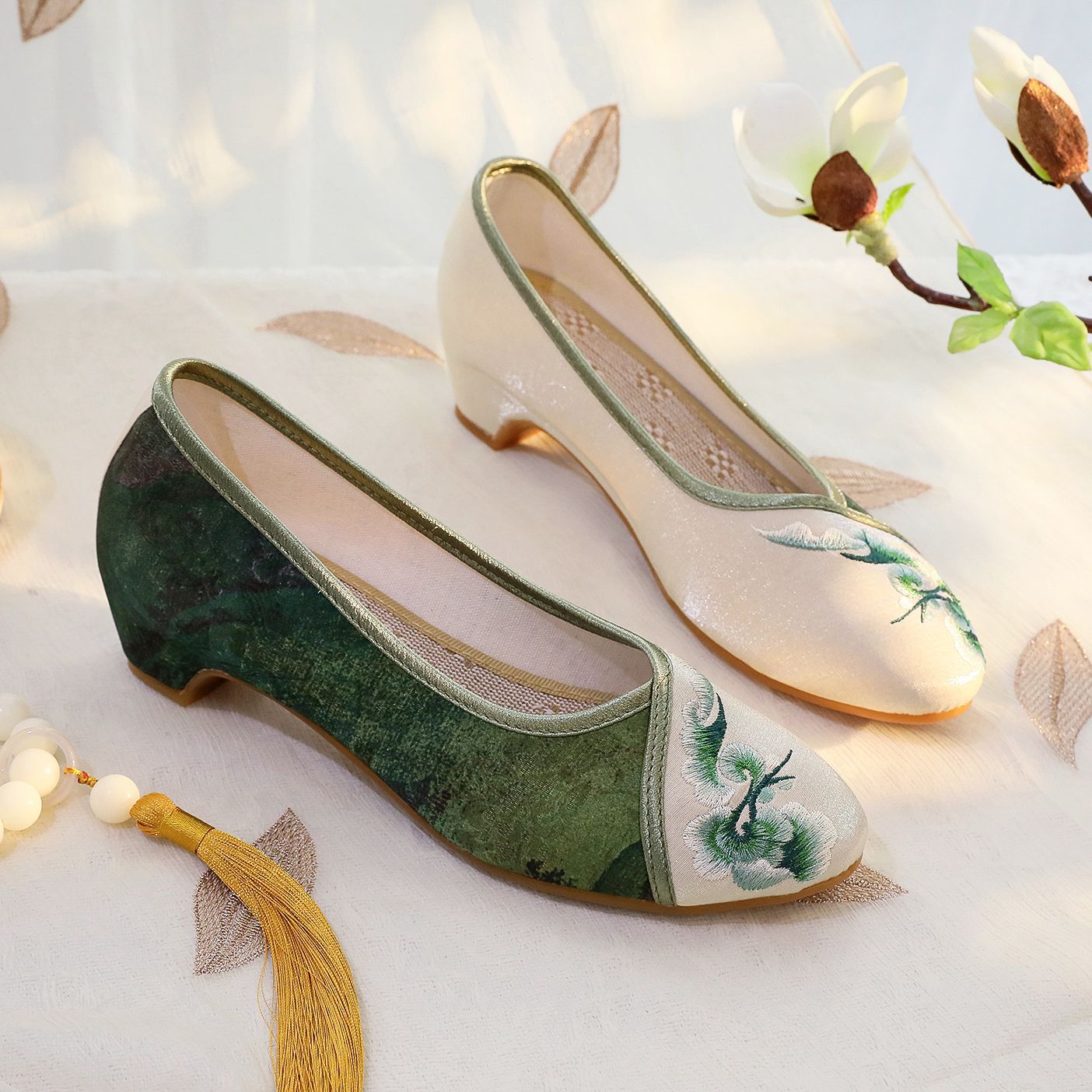 Ethnic Style - Size 35-40 Summer Old Beijing Cloth