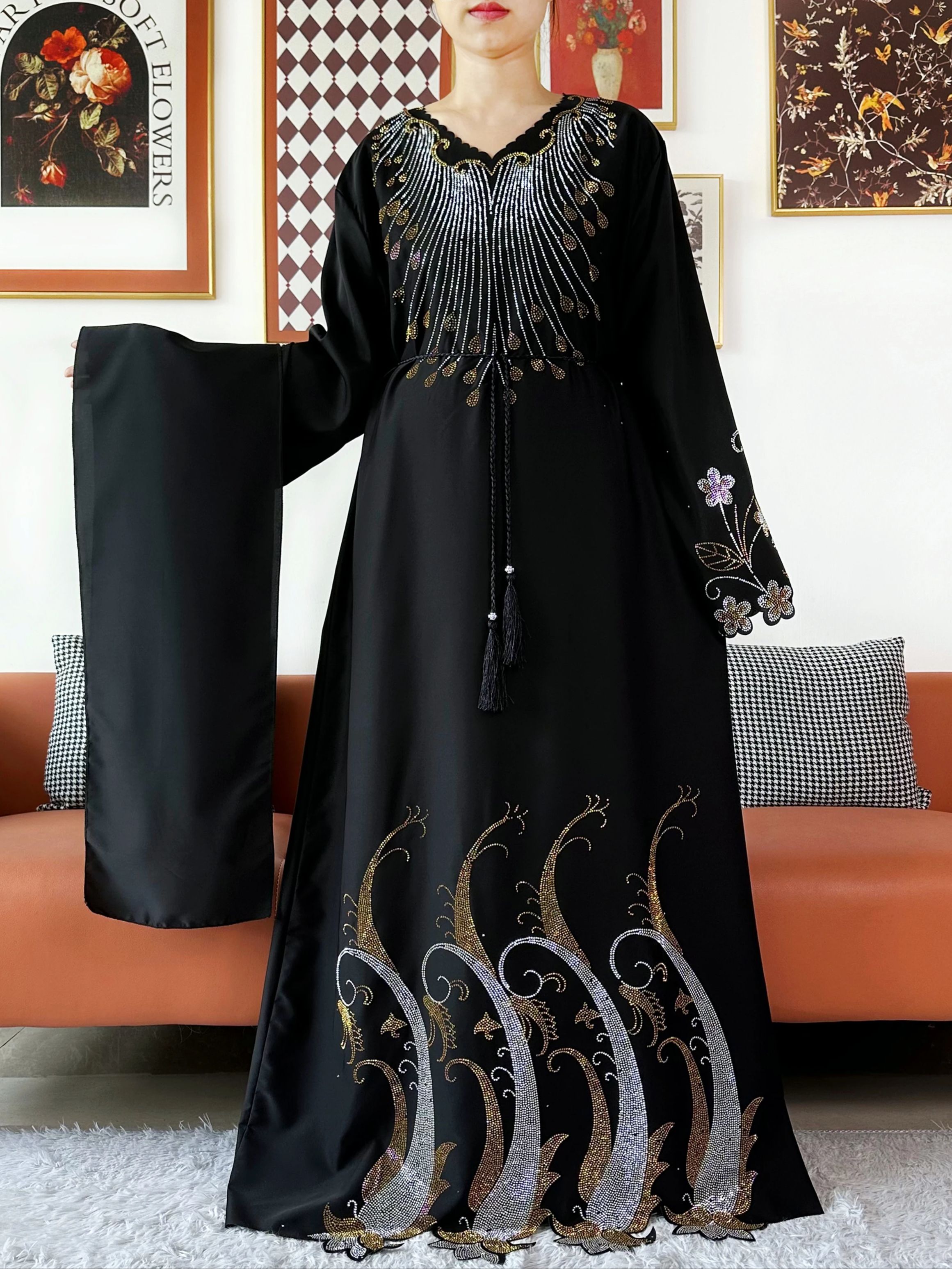 Abaya Modest Wear - 2025Fashion Dubai Diamond Muslim Women Modest