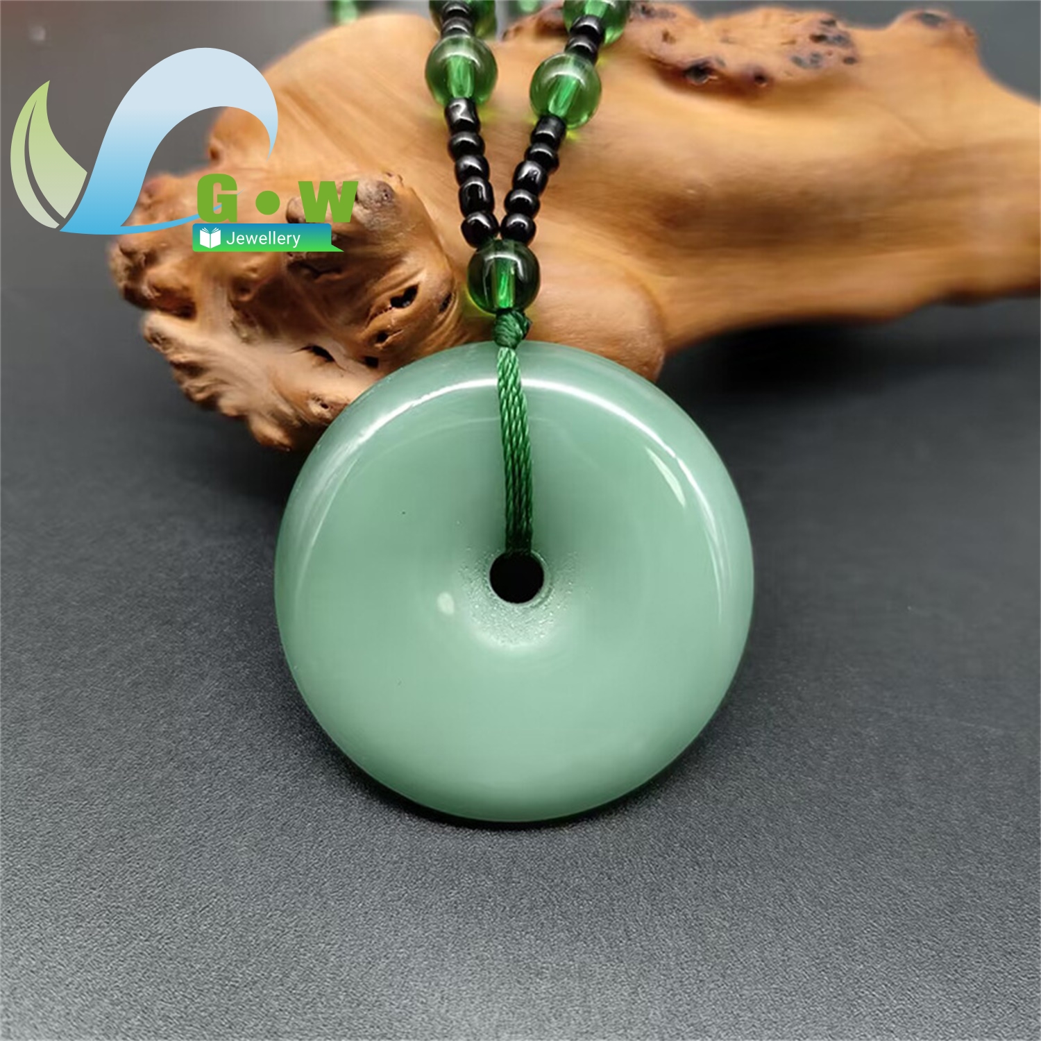 Large Jade Peace Pendant Neckl - Ethnic Fashion Store review and price