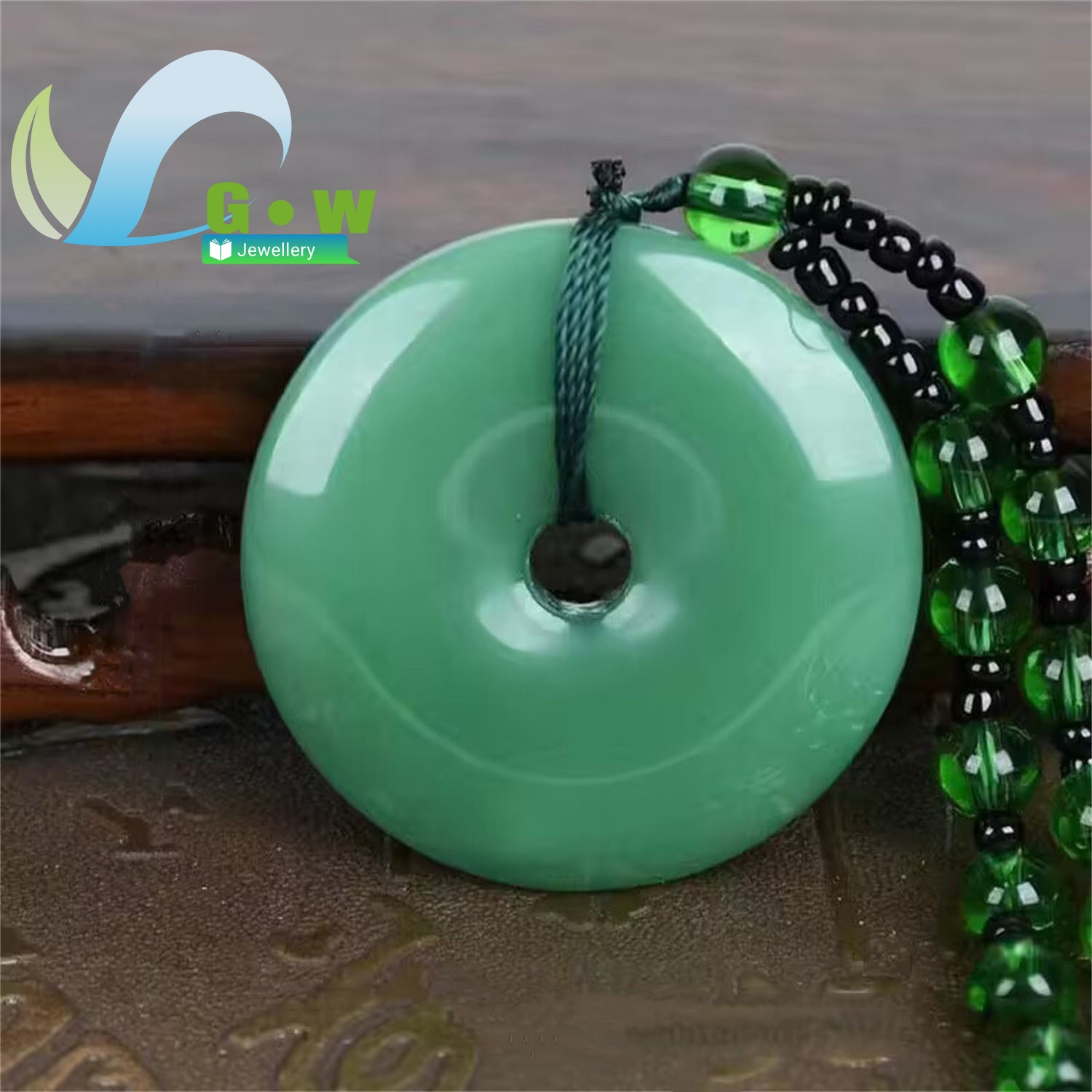 Large Jade Peace Pendant Neckl - Ethnic Fashion Store review and price