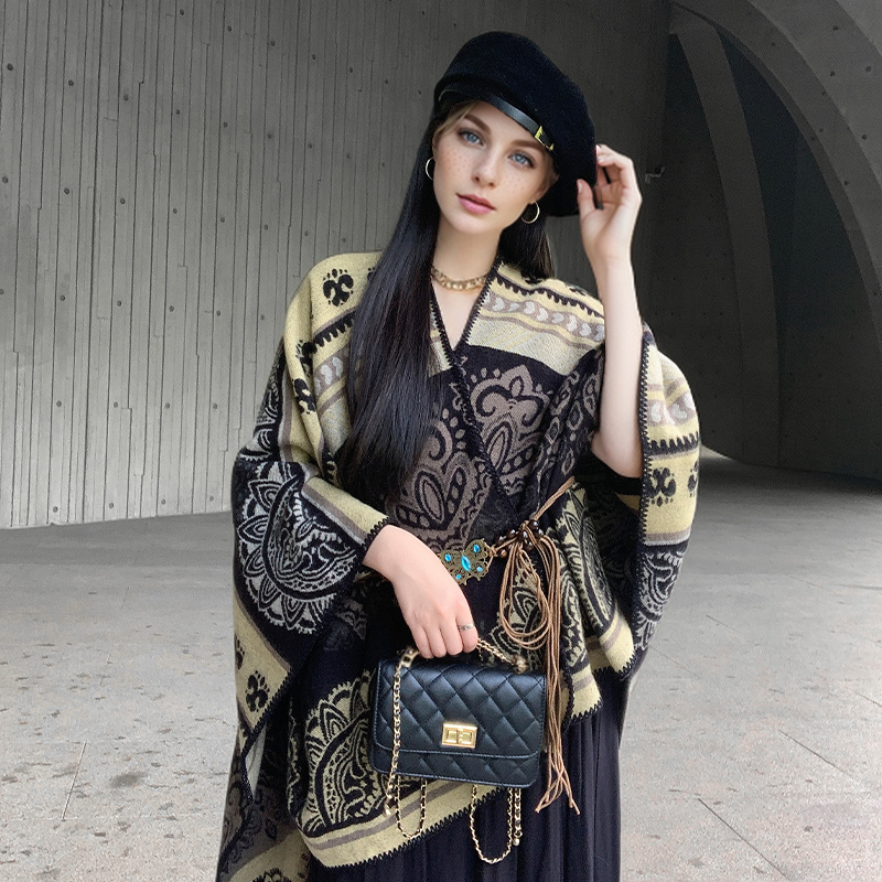 Women's Oversized Boho Paisley - Winter Ethnic Fashion For Women review and price