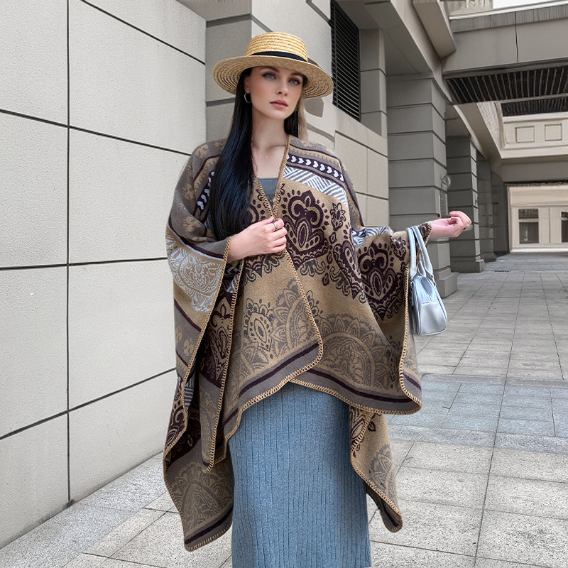 Women's Oversized Boho Paisley - Winter Ethnic Fashion For Women review and price