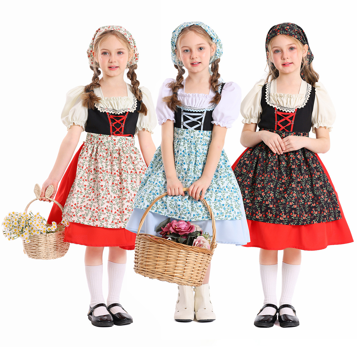 Children's Bavarian Farmhouse  - Ethnic Fashion Girls review and price