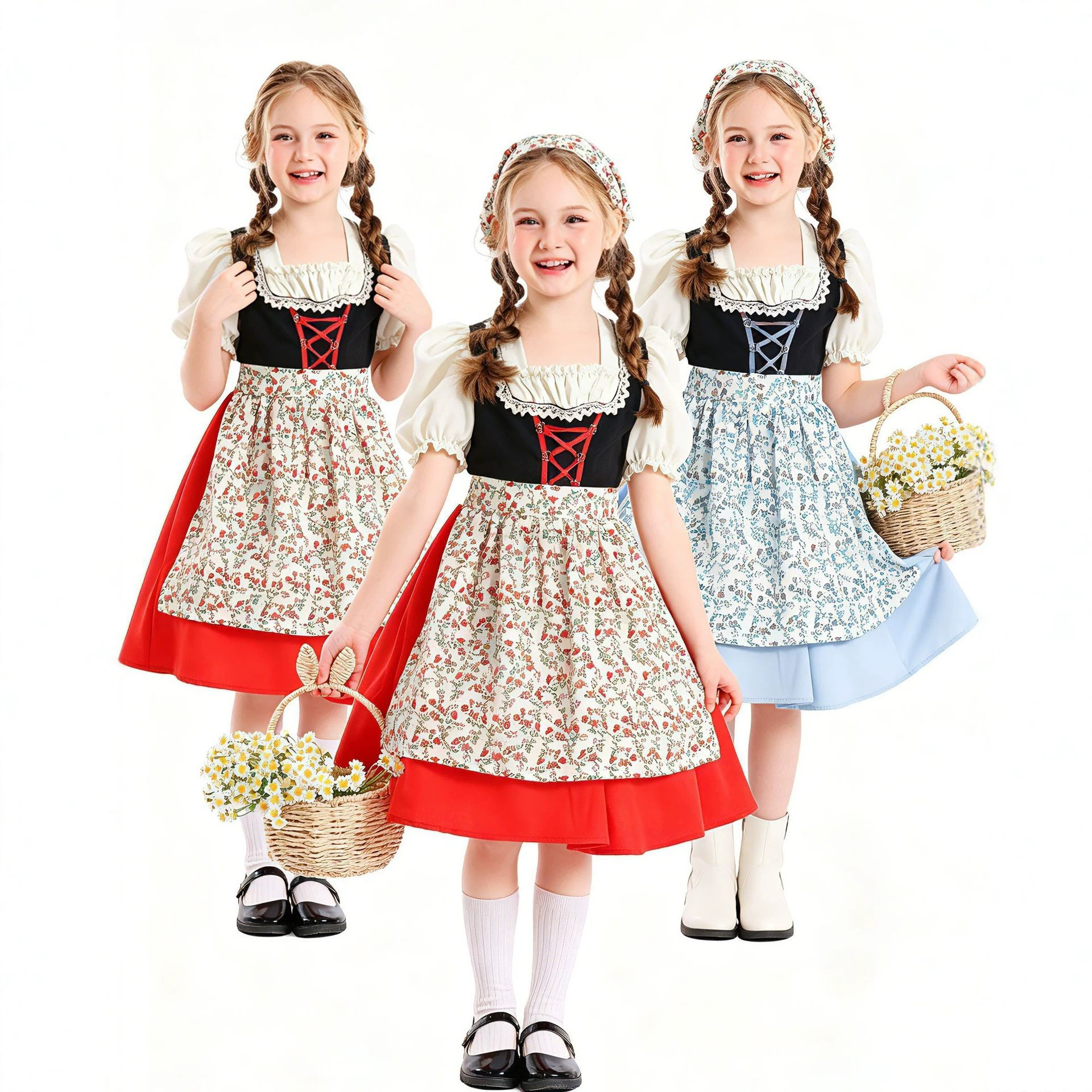 Children's Bavarian Farmhouse  - Ethnic Fashion Girls review and price