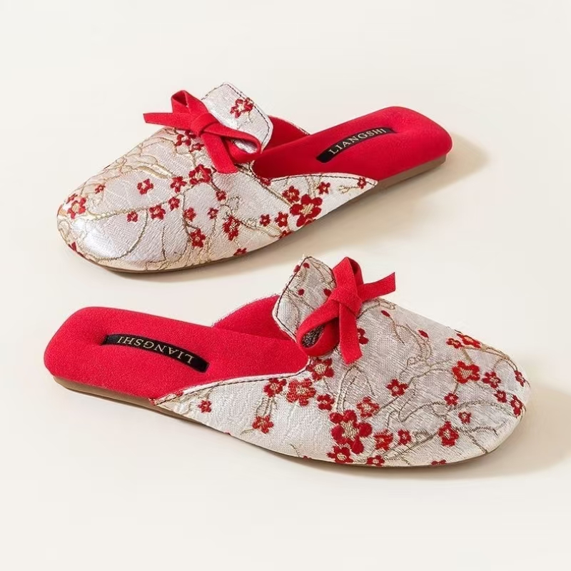 Women's Silk Print Baotou Home - Ethnic Style review and price