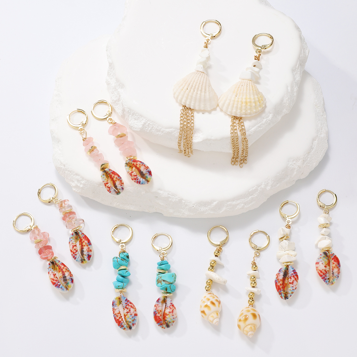 Bohemian Ocean Beach Shell Dro - Ethnic Fashion Trends 2026 review and price