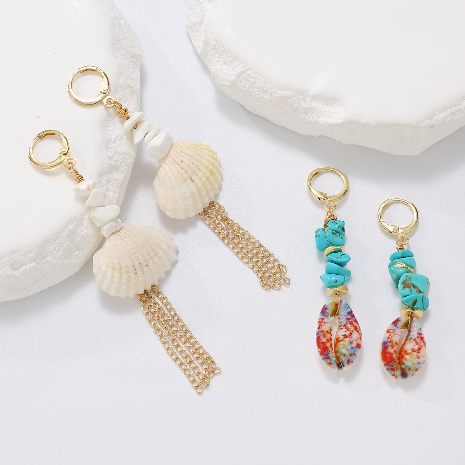Bohemian Ocean Beach Shell Dro - Ethnic Fashion Trends 2026 review and price