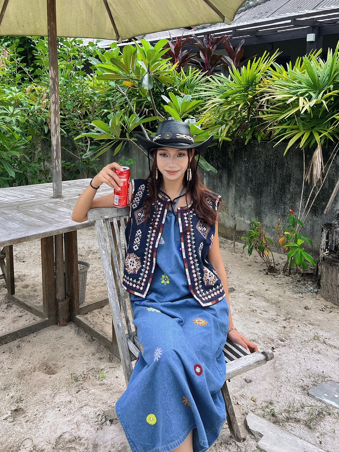 Bohemian Style Sleeveless roun - Ethnic Fashion Store review and price