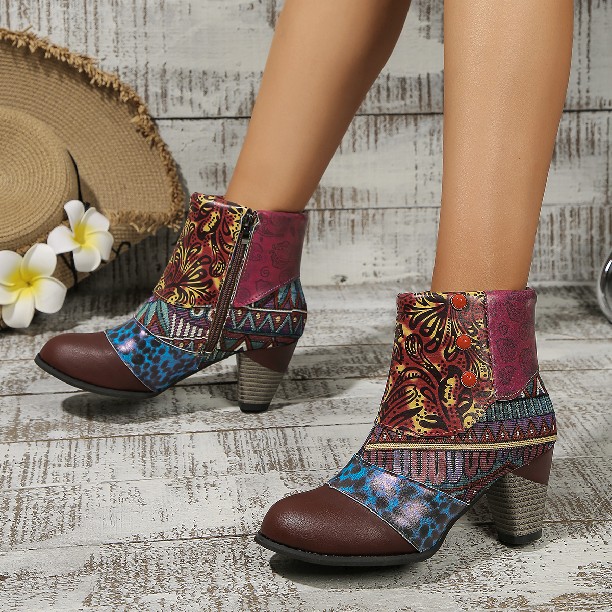 Spring Autumn Women Boots Ethn - Winter Ethnic Fashion For Women review and price
