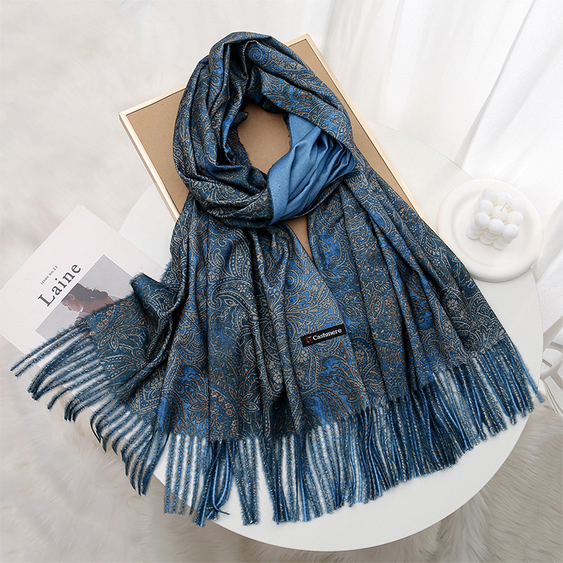 Luxury Paisley Pashmina Shawl  - Winter Ethnic Fashion For Women review and price