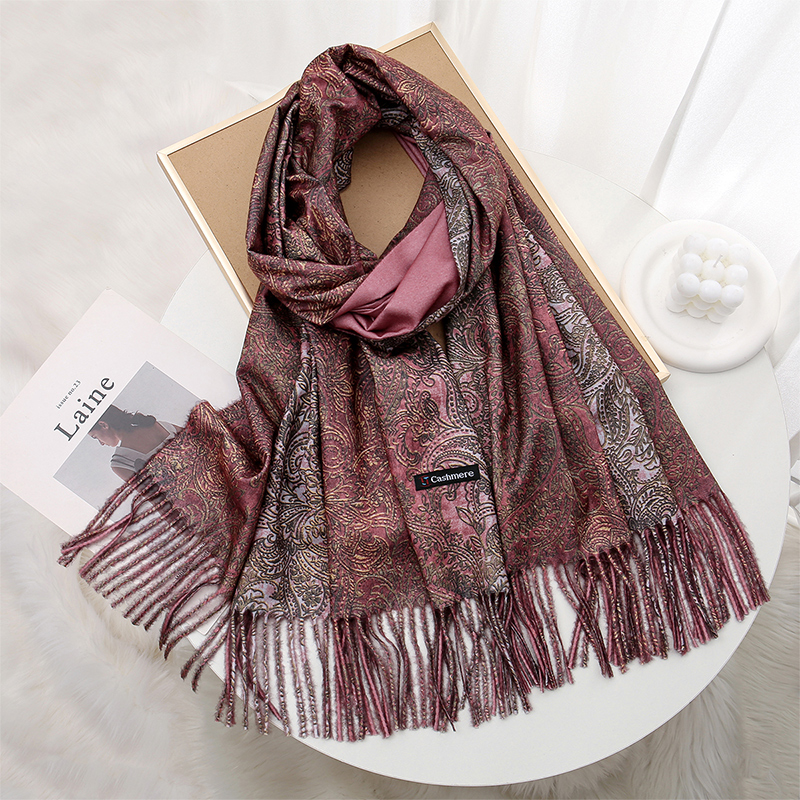 Luxury Paisley Pashmina Shawl  - Winter Ethnic Fashion For Women review and price