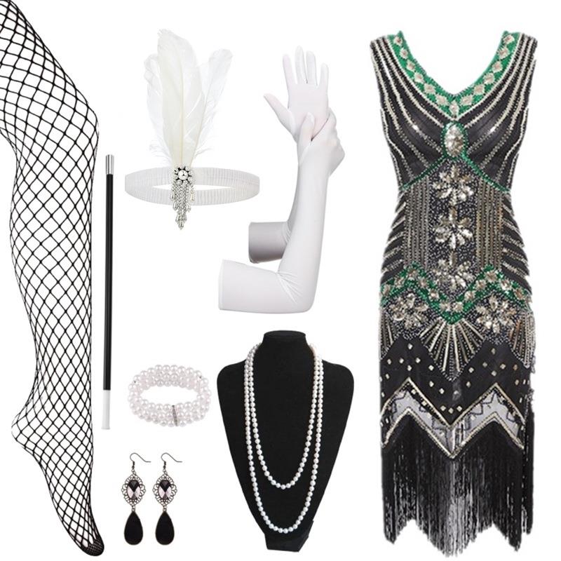 Beaded Tassel Sequin Dress Lat - Ethnic Fashion Brand review and price