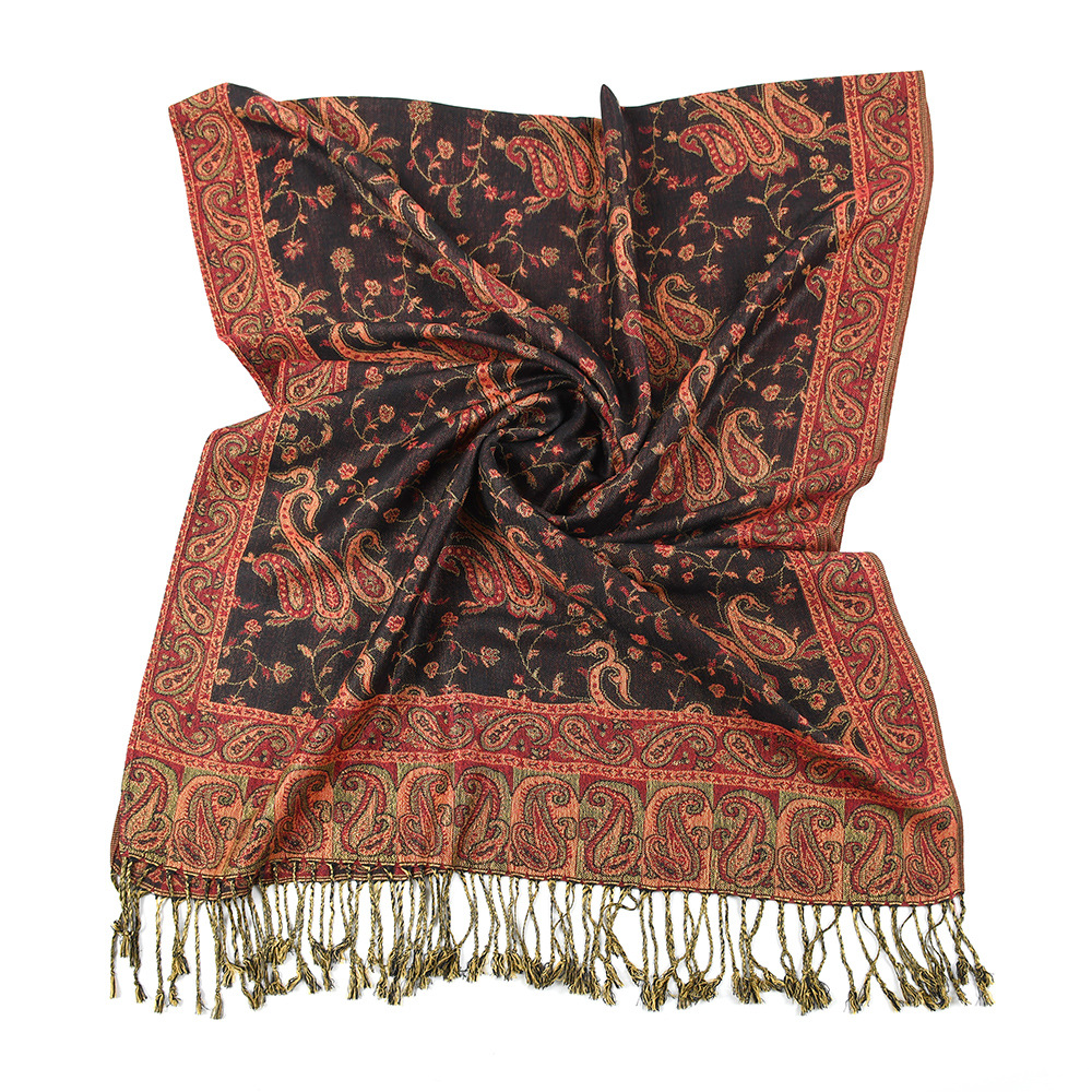 Pashmina Scarf Shawls Paisley  - Go Ethnic Fashion review and price
