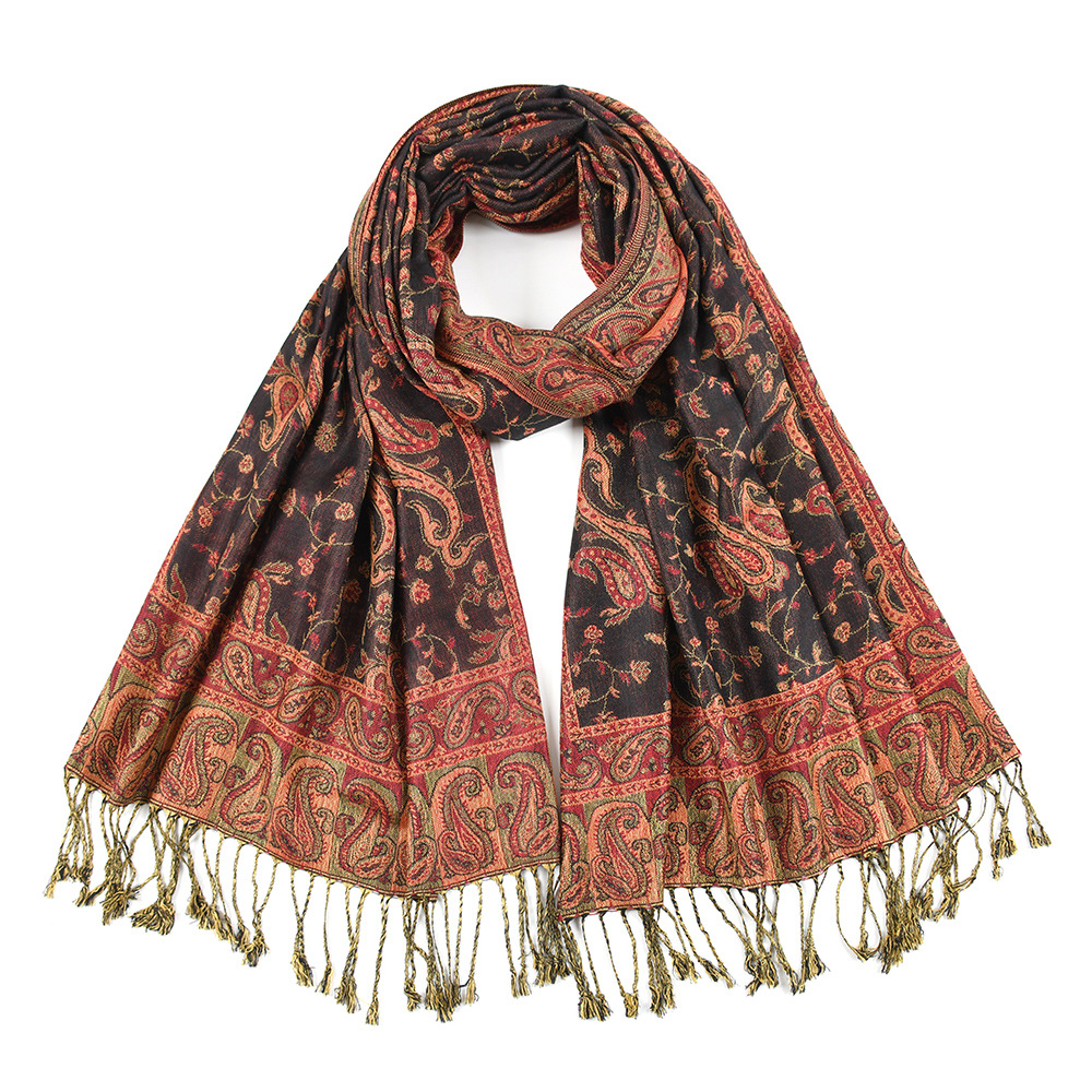 Pashmina Scarf Shawls Paisley  - Go Ethnic Fashion review and price