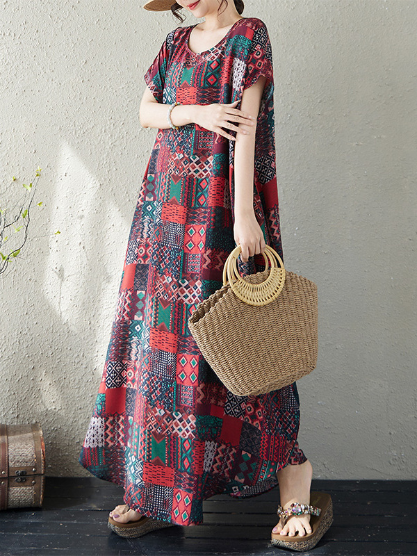 Loose Fit round Neck Cotton Li - Ethnic Fashion Walk review and price