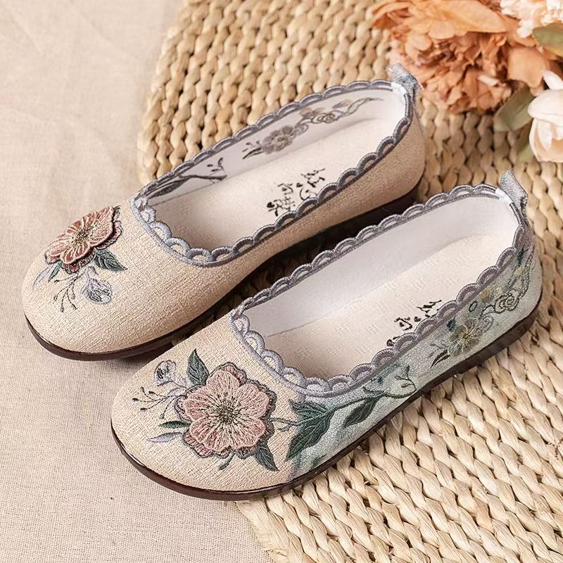 Women Spring Autumn New Flat s - Ethnic Style review and price