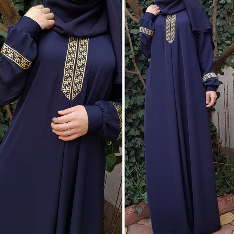 Muslim Ethnic Style Print Abay - Ethnic Gown review and price