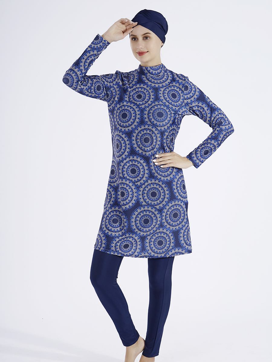3PCS/Set Floral Muslim Swimmin - Abaya Modest Wear review and price