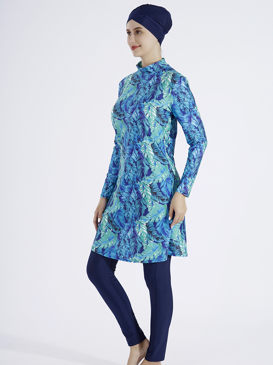 3PCS/Set Floral Muslim Swimmin - Abaya Modest Wear review and price