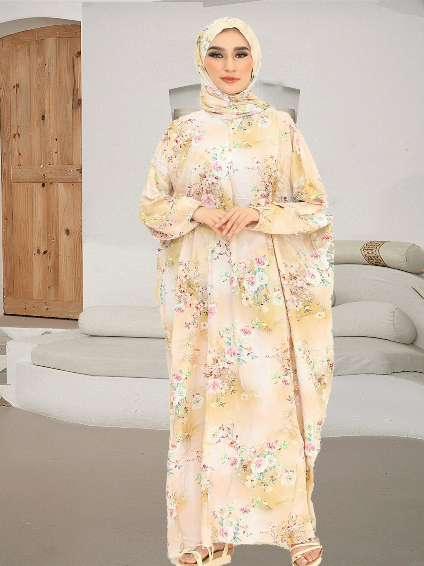New Dubai plus size women's cl - Ethnic Gown review and price