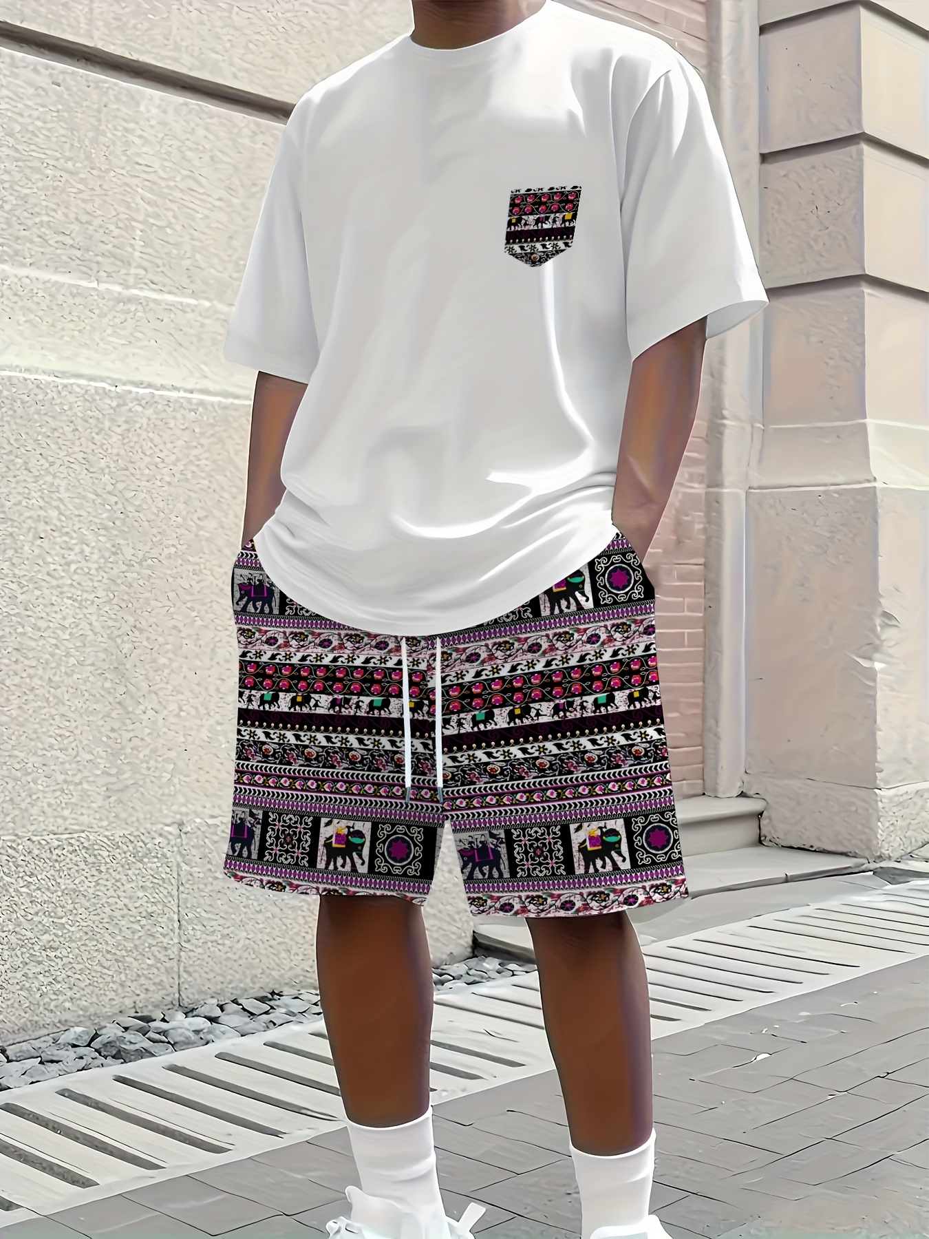 2026 Summer New Men's Short-Sl - Ethnic Style review and price