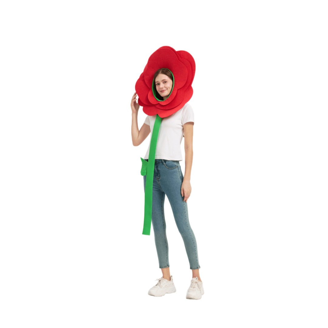 Red Flower Festival Costume Ha - Ethnic Wear review and price