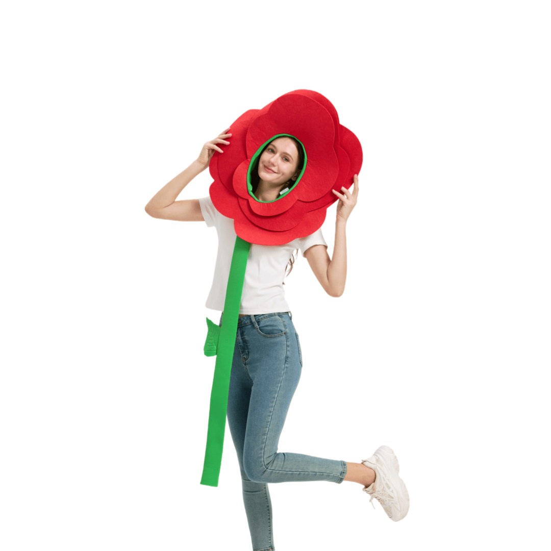 Red Flower Festival Costume Ha - Ethnic Wear review and price