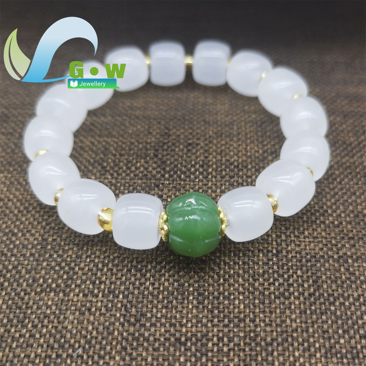 Golden Silk Jade Bracelet Best - Ethnic Fashion Store review and price