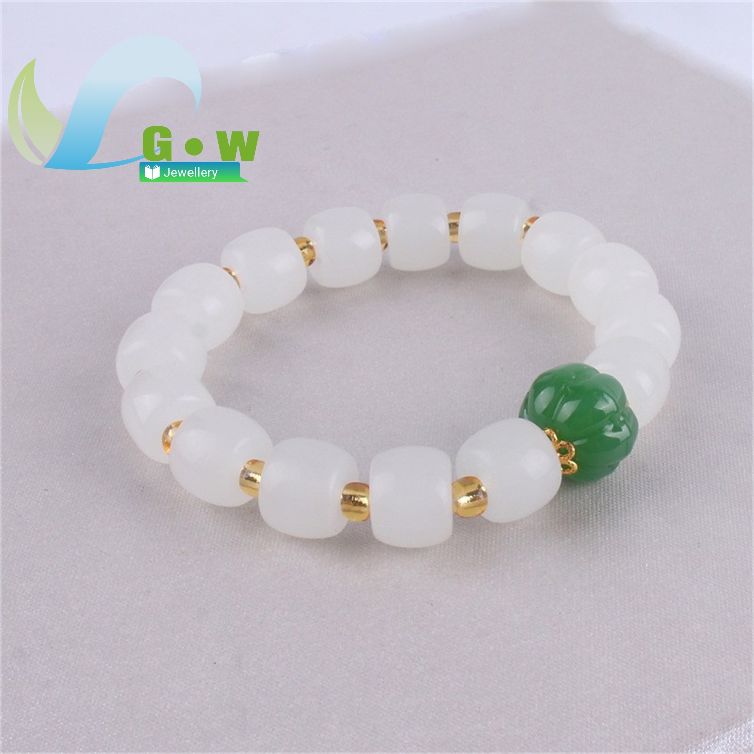 Golden Silk Jade Bracelet Best - Ethnic Fashion Store review and price