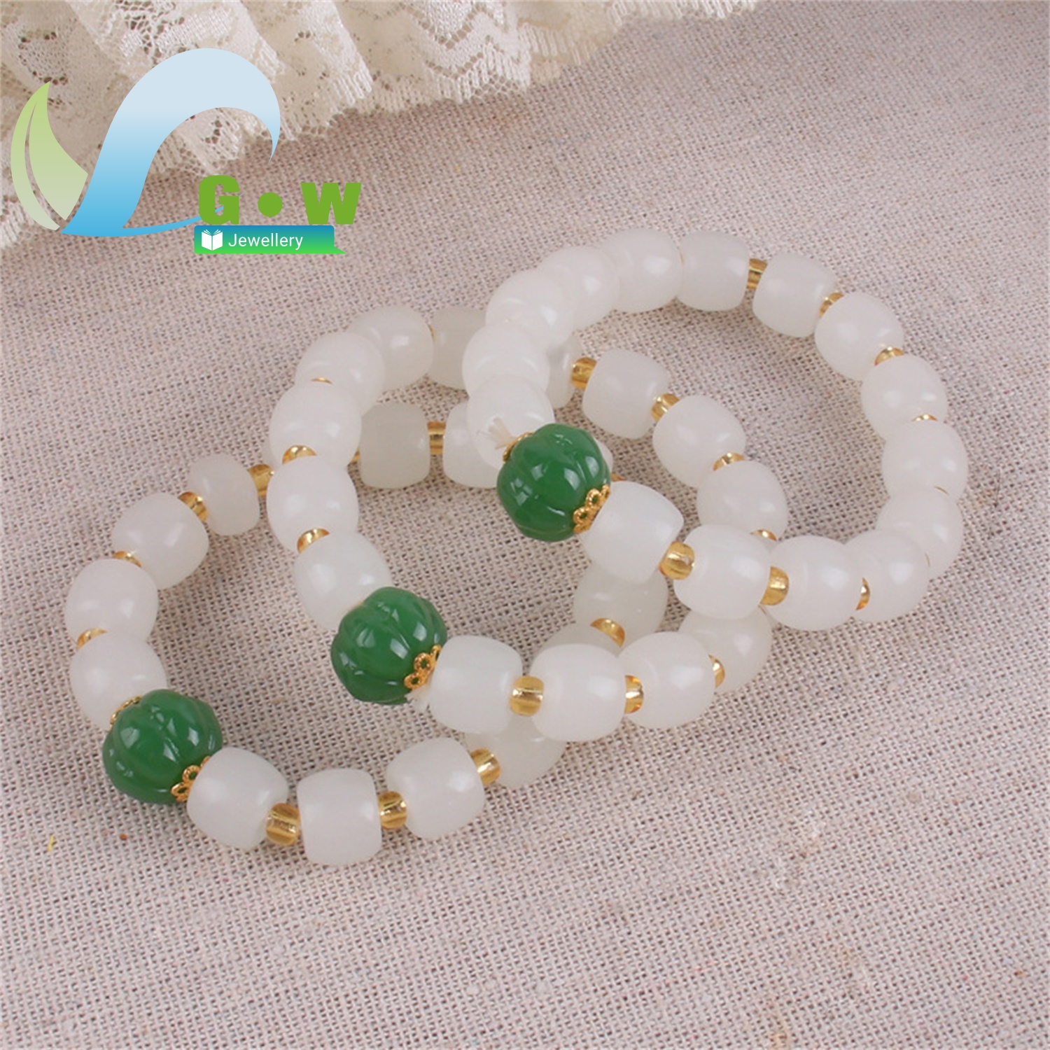 Golden Silk Jade Bracelet Best - Ethnic Fashion Store review and price