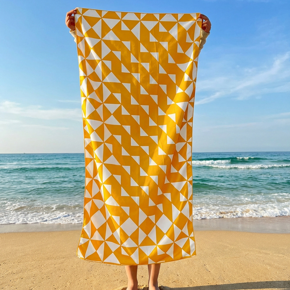 Orange Blue Ikat Print Beach T - Ikat Woven Fabric review and price