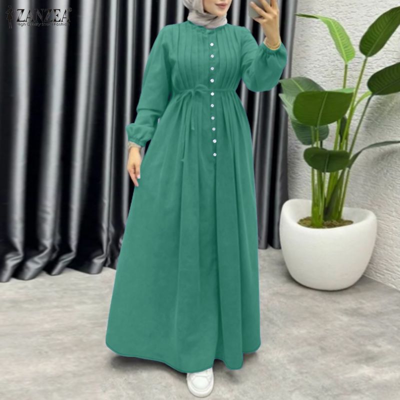 ZANZEA Muslim Hijabis Women's  - Abaya Modest Wear review and price