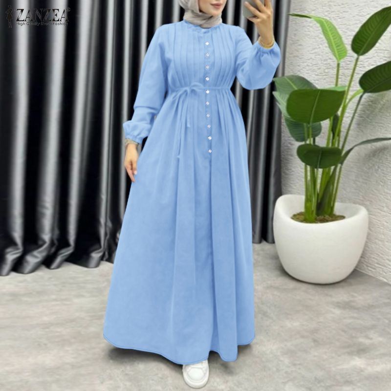 ZANZEA Muslim Hijabis Women's  - Abaya Modest Wear review and price