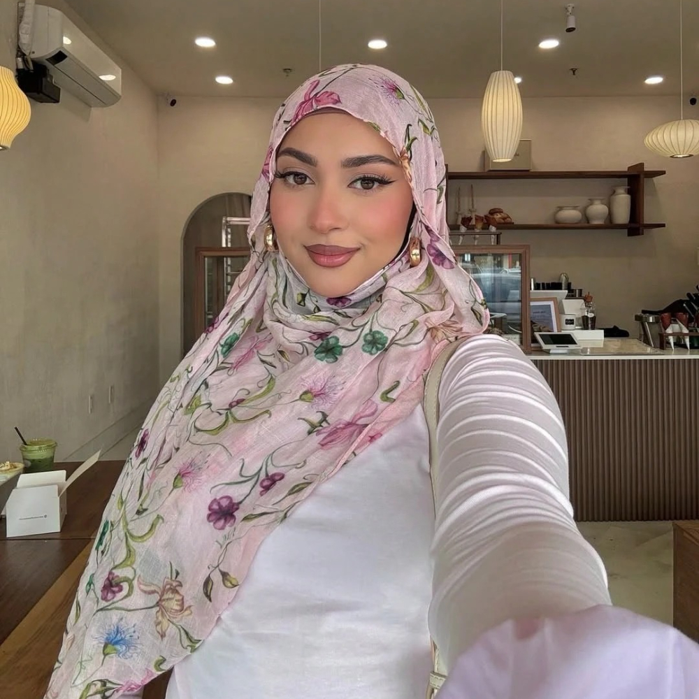 Ladies Ramadan Floral Watercol - Go Ethnic Fashion review and price