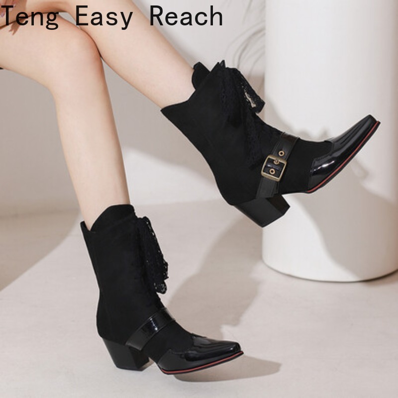 Autumn Winter Women Shoes Mid  - Winter Ethnic Fashion For Women review and price