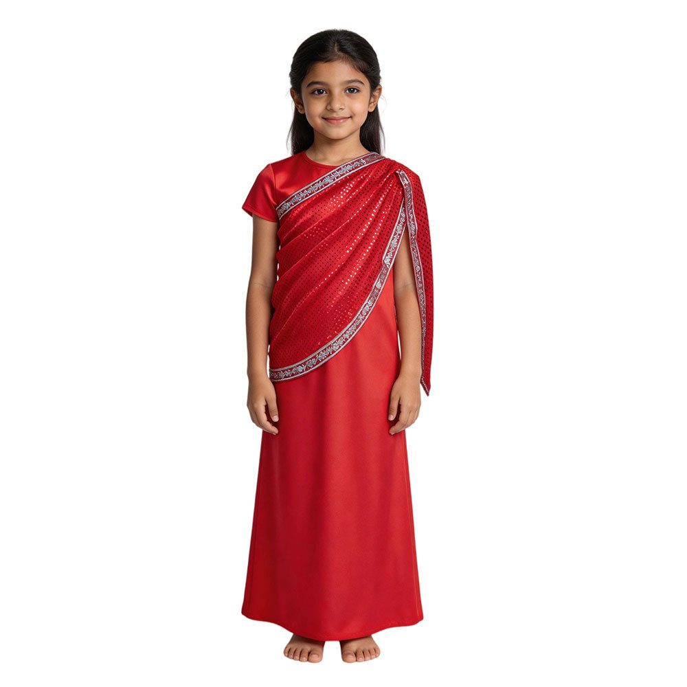 Girls Red Indian Ethnic Sequin - Ethnic Gown review and price