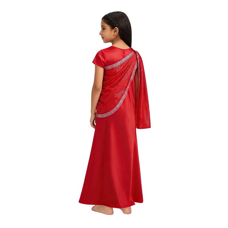 Girls Red Indian Ethnic Sequin - Ethnic Gown review and price