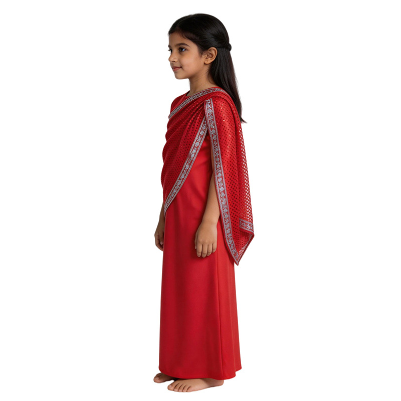 Girls Red Indian Ethnic Sequin - Ethnic Gown review and price