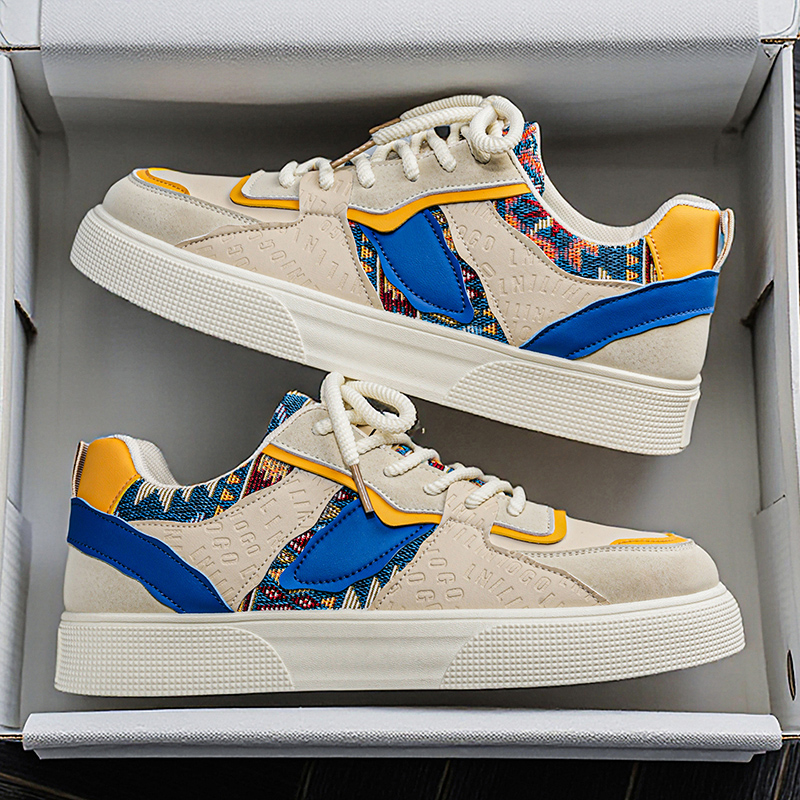 Men's Vintage Patchwork Platfo - Ethnic Fashion Walk review and price