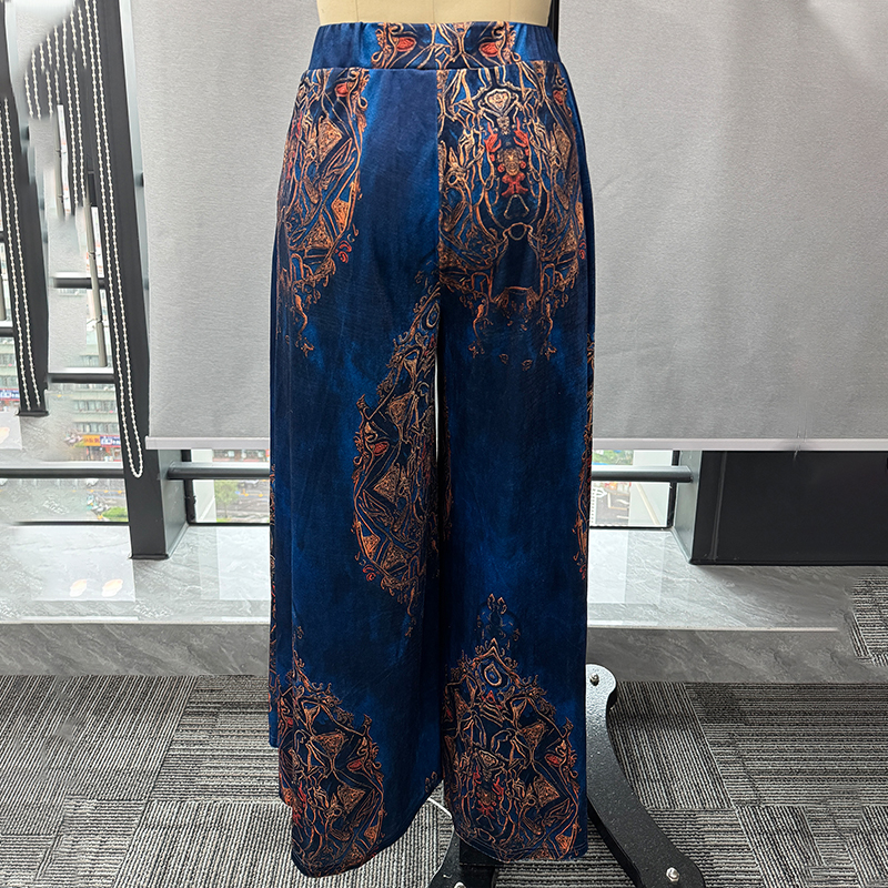 Women's Wide Leg Pants Retro E - Winter Ethnic Fashion For Women review and price