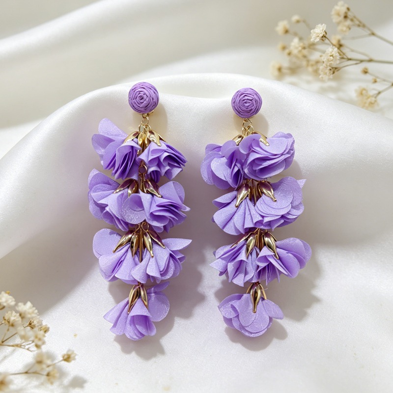 Ethnic Colorful Flower Tassel  - Ethnic Fashion Trends 2026 review and price