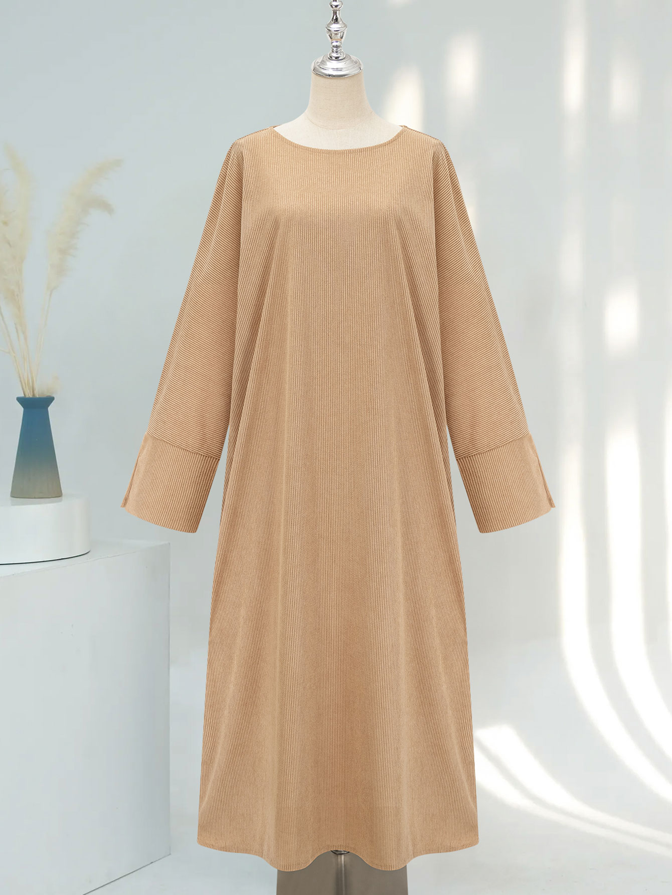 Corduroy Ramadan Dubai Abaya D - Abaya Modest Wear review and price