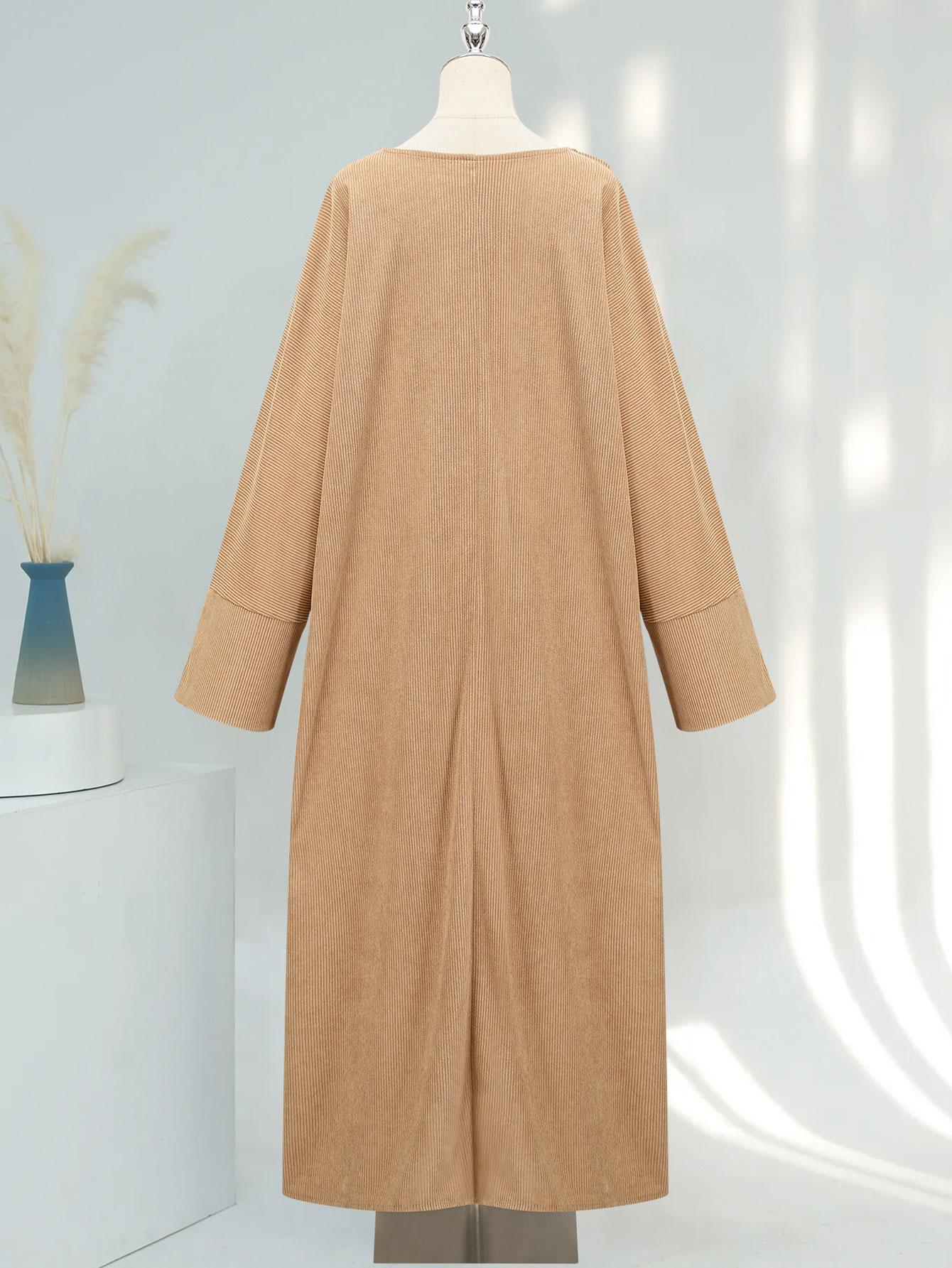 Corduroy Ramadan Dubai Abaya D - Abaya Modest Wear review and price